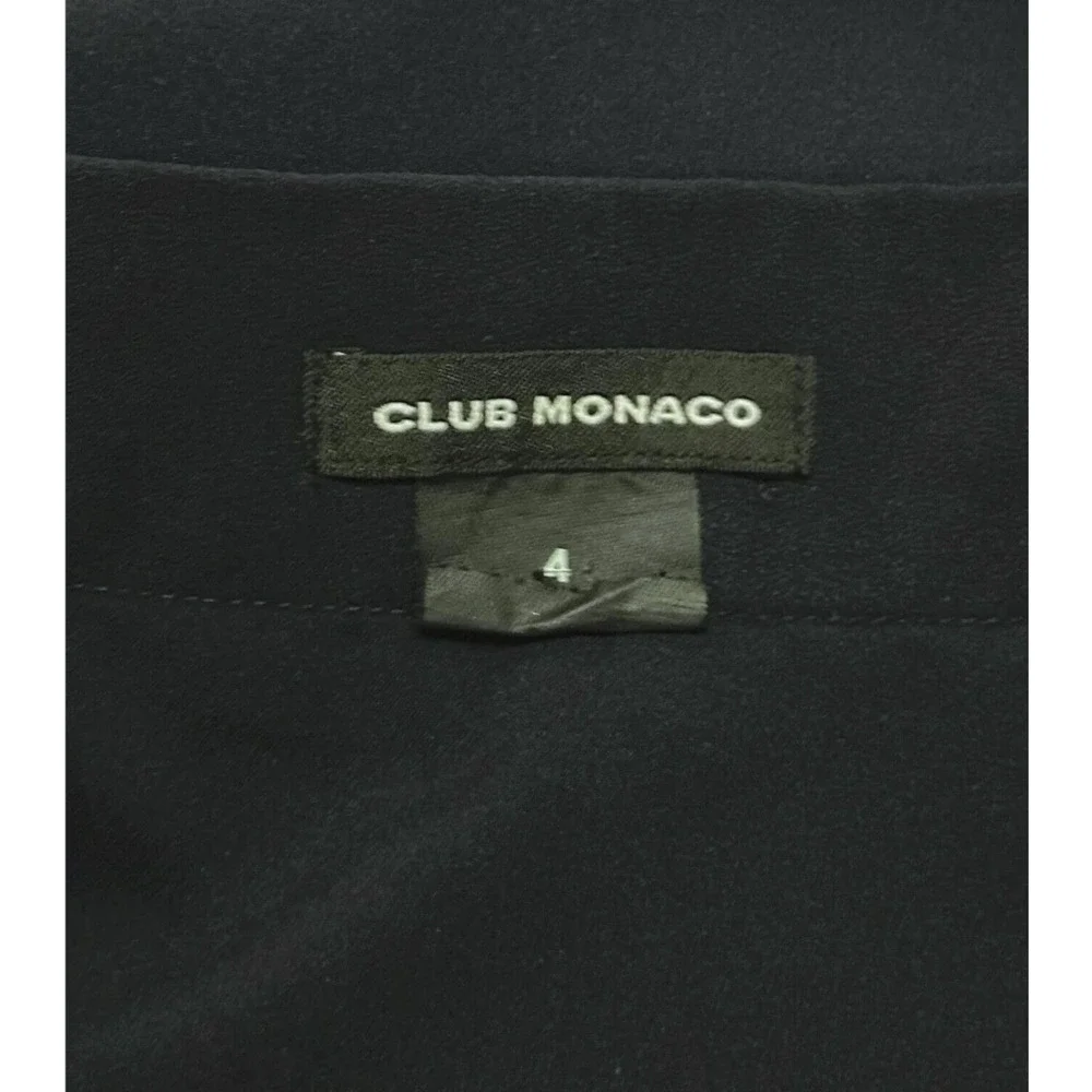 CLUB MONACO Hespe Skirt Tiered Ruffle A-Line Asymmetric Handkerchief Hem Blue 4